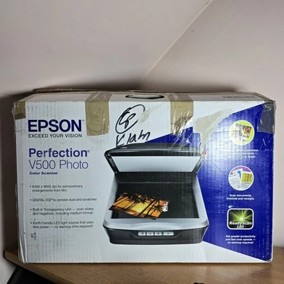 (NEW IN OPEN BOX!) Epson Perfection V500 Photo Color Flatbed Scanner - Image 1 of 4