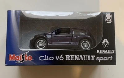 Maisto Renault Clio V6 roxo - Imagem 1 de 4
