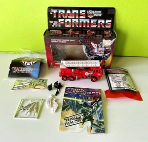 1985 INFERNO 100% Complete w/ Box Vintage Hasbro Action Figure G1 Transformers - Picture 1 of 10