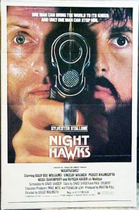 NIGHTHAWKS 1981 Sylver Stallone, Rutger Hauer y Billy Dee Williams ¡Crimen! Acción - Imagen 1 de 1