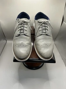 Mocasín para hombre Cole Haan Grandevolution gris polvoriento punta de ala talla 10 M - Imagen 1 de 8