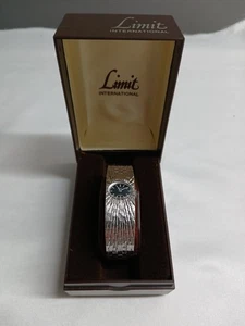 Vintage Limit International Lady’s Watch 17 Jewels Silver Tone Steel Incabloc - Picture 1 of 14