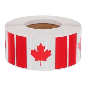 Autocollant drapeau canadien autocollant feuille d'érable autocollant sticky bricolage planificateur décalcomanie - Photo 1/12