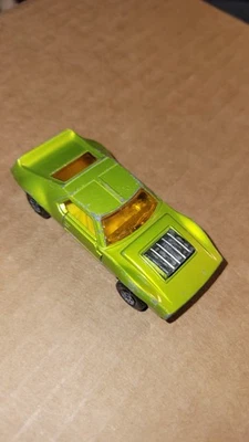 Caja de cerillas vintage Lesney Superfast #9 AMX verde jabalina 1972 Inglaterra Foto 1 de 4