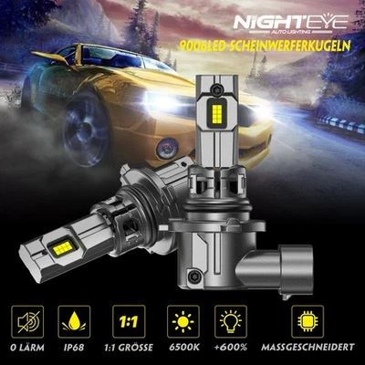 Paar 9006/HB4 LED Scheinwerfer 30000LM Halogen Fern/Abblendlicht 70W No Canbus - Bild 1 von 4