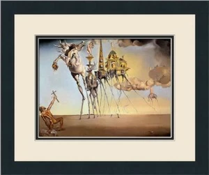 Salvador Dali - The Temptation of Saint Anthony Newly Custom Gallery Framed - Picture 1 of 2