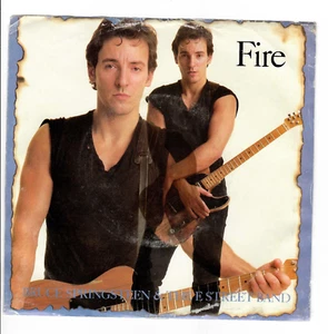 45RPM, BRUCE SPRINGSTEEN , FIRE ' EXCELLENT ' ROCK - Picture 1 of 4