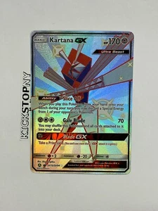 Kartana GX SV73/SV94 Shiny Holo Ultra Rare Full Art Pokemon Hidden Fates M/NM - Picture 1 of 2