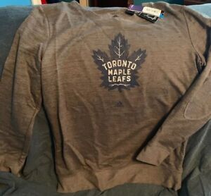 Toronto Maple Leafs Adidas Womens Long Sleeve Sweatshirt Large