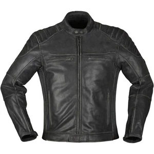 Mens Motorcycle Jacket XL - Modeka Vincent Aged Leather Jacket Biker Aged Black - Picture 1 of 4