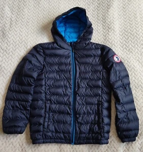 Rokka&Rolla Down Puffer Jacket Kids Size M L 10 12 Navy Hood Packable Light $72 - Picture 1 of 9
