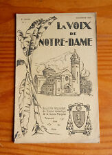 La voix de Notre-Dame - N° 1 Novembre 1932