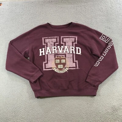 Sudadera Universidad de Harvard Adultos M Borgoña Rojo Logo Universidad  Foto 1 de 4
