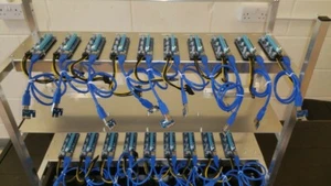 13 - 19 GPU ready Mining Rig Frame ETHEREUM Open Air Case UK STOCK - Picture 1 of 3