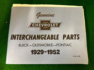 Chevrolet Interchangeable Parts Buick Oldsmobile Pontiac 1929-1952 - Picture 1 of 7