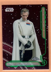 2024 Topps Cromo Star Wars Orson Krennic Imperio Galáctico Refractor Verde #/50 - Imagen 1 de 2