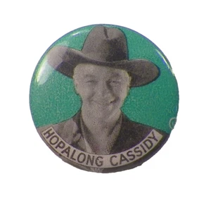 Hopalong Cassidy Pinback Knopf Zelluloid Vintage wie besehen - Bild 1 von 2
