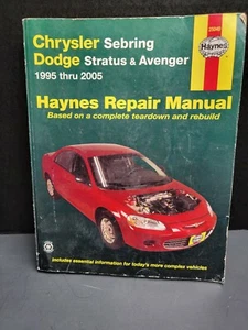 Haynes 25040 Repair Manual Chrysler Sebring Dodge Stratus Avenger 1995-2005 - Bild 1 von 2