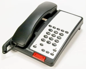 Teléfono con altavoz Synectix ELITE-5SM de una sola línea, 5 botones negro - Imagen 1 de 1