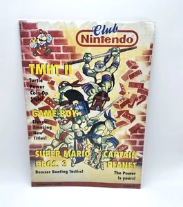 Club Nintendo Magazin - Band 4 - Ausgabe 2 - 1992 SEHR SELTEN TMNT II Cover Mario - Bild 1 von 7