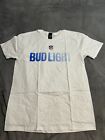 UNISEX Budlight NFL White & Light Blue Short Sleeve Tee•T-Shirt•NWOT