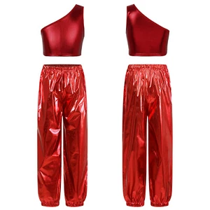 Kids Girls Vest And Trousers Fashion Crop Top With Pants Sleeveless Tracksuit - Picture 1 of 83