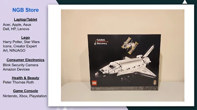 LEGO NASA Space Shuttle Discovery Building Set, 10283, New, Sealed, US - Image 1 of 4