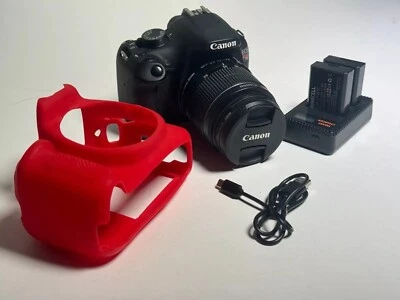 Lente Canon EOS Rebel T5 + Canon EF-S 18-55 mm / Excelente estado Foto 1 de 4