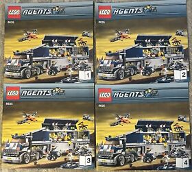 LEGO Agents Mission 4 Instruction Manuals 8635  Booklets