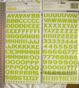 FANTASTIC Foam Thicker Sticker LIMEADE GREEN 18High & 7-18Wide mm L1L - Picture 1 of 1