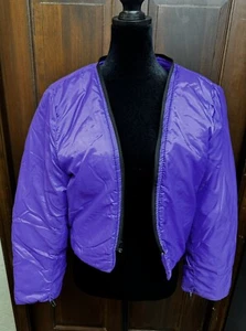 Arctic Cat Arctic Wear Vintage Ski Snowboard  Jacket Liner Women’s M Purple A58 - Picture 1 of 9