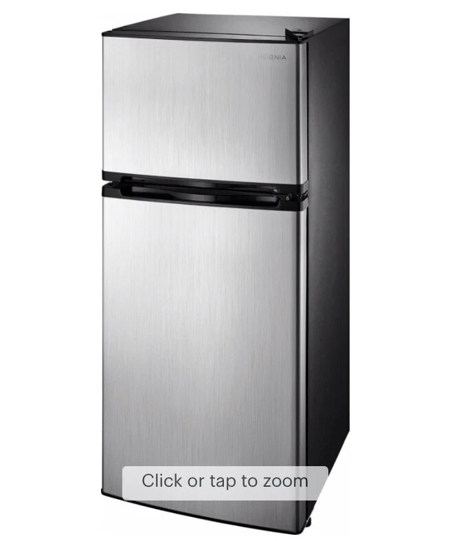 2023 Insignia 4.3cu ft. Compact (top) Freezer Refrigerator! NS-CF43SS9, Pickup - Image 1 of 4