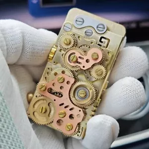 Creative Rare Steampunk Vintage Lighters Custom Retro Kerosene Lighter Men Gifts - Picture 1 of 15