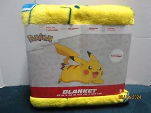 Pokemon Super Soft Blanket Size 62 in x 90 in Twin/Full - Picture 1 of 2