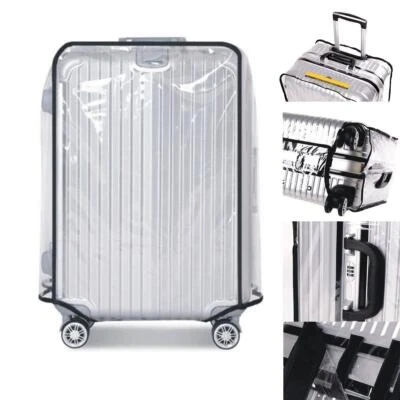 Waterproof Transparent Protective Suitcase Cover for all Suitcase Size 20"~30" - Image 1 of 4