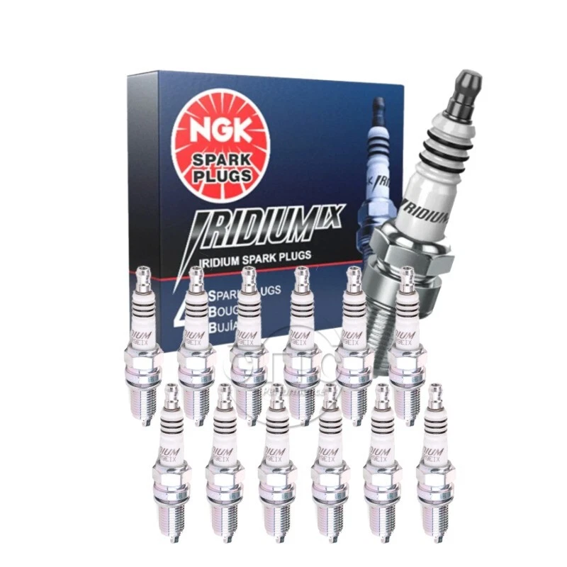 Bujías originales NGK Iridium IX 12 PIEZAS para Ferrari 456 GT/ 456 M/512 TR/512 M Foto 1 de 4