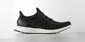 ADIDAS ULTRABOOST ULTRA BOOST CORE SCHWARZ WEISS ALLE GRÖßEN UK 6 7 8 9 10 11 12 NEU - Bild 1 von 1
