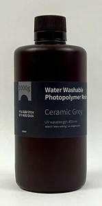 ELEGOO Water Washable Ceramic Grey 3D Printer Resin 1Kg for LCD Printing - Zdjęcie 1 z 5