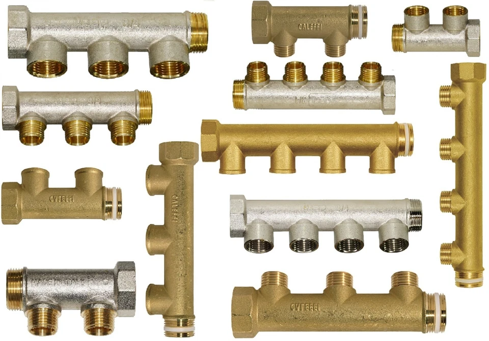 RI / LF Tubo de distribución distribuidor de latón distribuidor de aire comprimido distribuidor de agua distribuidor redondo