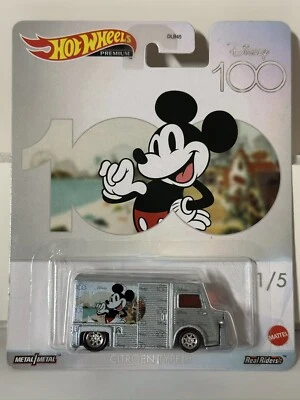 Hot Wheels Boulevard Citroen Type H Mickey Mouse Disney 100 1/64 - Image 1 of 2