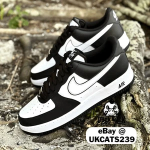 Nike Air Force 1 Low Shoes "Panda" Black White DV0788-001 Men's Sizes NEW - Picture 1 of 12
