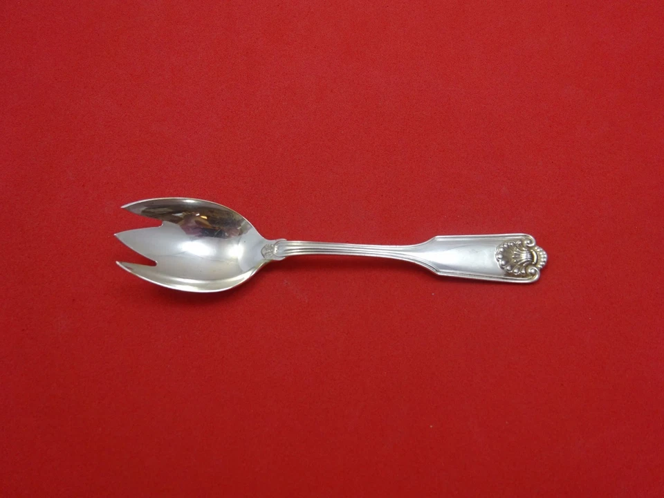 Fiddle Shell by Frank Smith Sterling Silver Ice Cream Fork Original 5 5/8" - Image 1 of 1