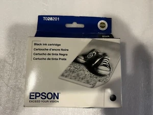 Genuine Epson T028201 Black Ink Cartridge New Sealed Expired 2015 - Picture 1 of 3