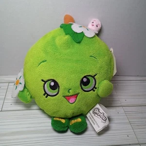 Fiesta Shopkins Apple Blossom Plush 8” Green Plush with Tags 2017 Moose New - Picture 1 of 7