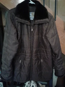 Coat Woman's CURRENT SEEN S/CH/WAIST TIES/ZIPPER & POCKETS - Picture 1 of 11