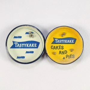 2 Tastykake Advertising Vintage Dexterity Bead Game Toy Puzzles 1960s Kirchhof - Picture 1 of 2