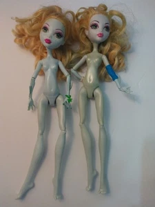 Konvolut 2 Monster High Puppen lose F171 Flossen Mattel = - Bild 1 von 11