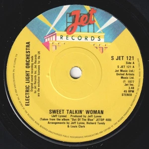 Electric Light Orchestra Sweet Talkin' Woman 7" vinyl UK Jet 1978 SJET121 - Picture 1 of 2