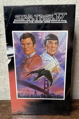STAR TREK IV THE VOYAGE HOME (VHS, 1986) WILLIAM SHATNER New & Sealed - Image 1 of 3