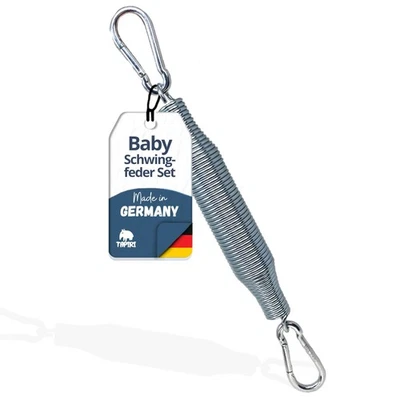 RIIJK Schwingfeder Set für die Federwiege Baby und Baby Hängematte, Made in Germany, S